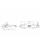 Lavita Bateria wannowo - prysznicowa Cetus Chrome 5900378341871